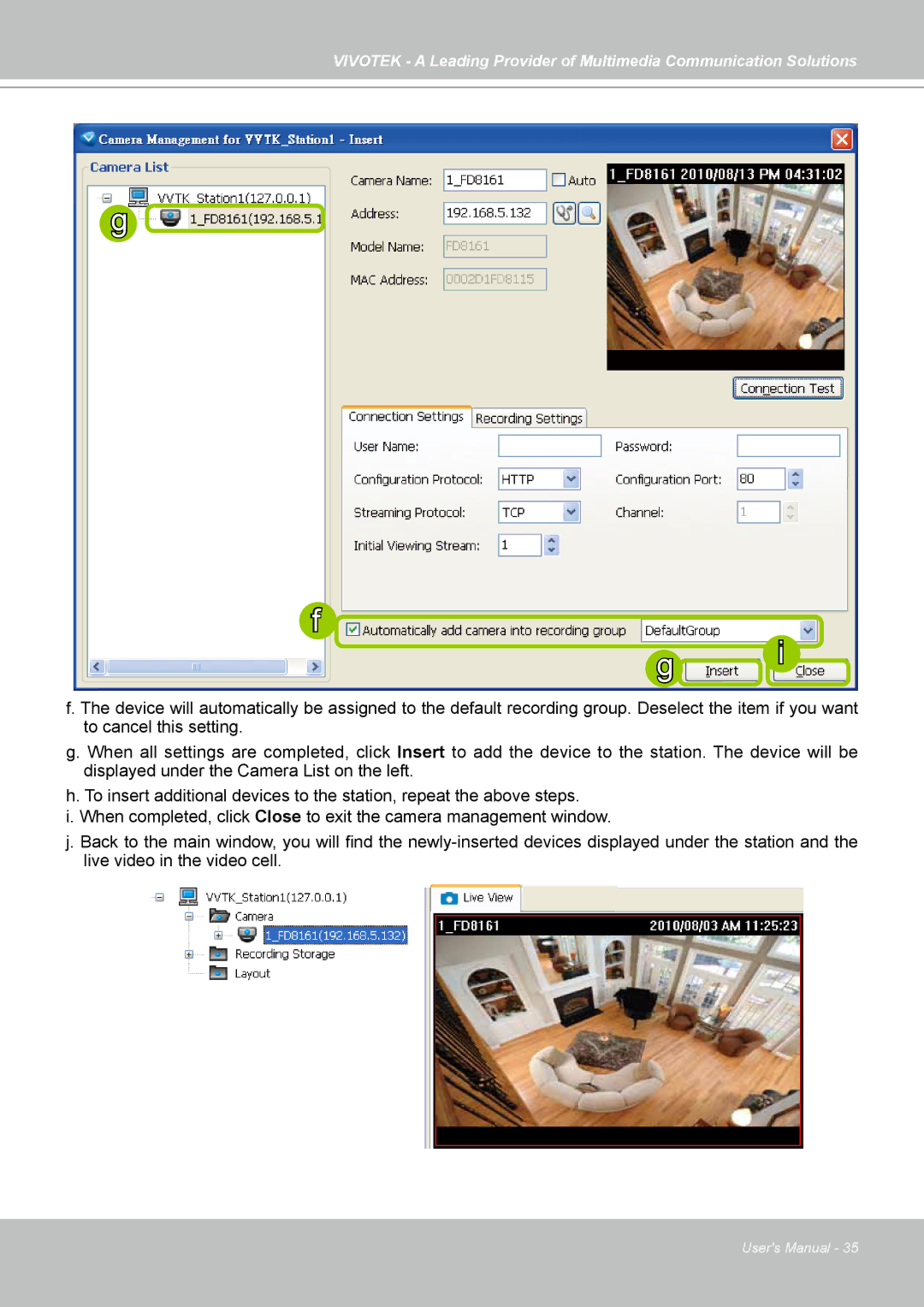 Vivotek st501 user manual 