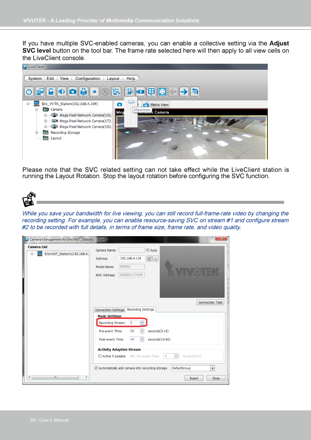 Vivotek st501 user manual 