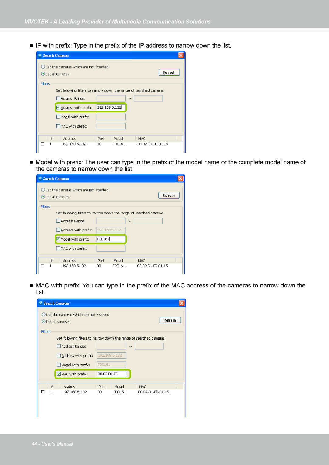 Vivotek st501 user manual 