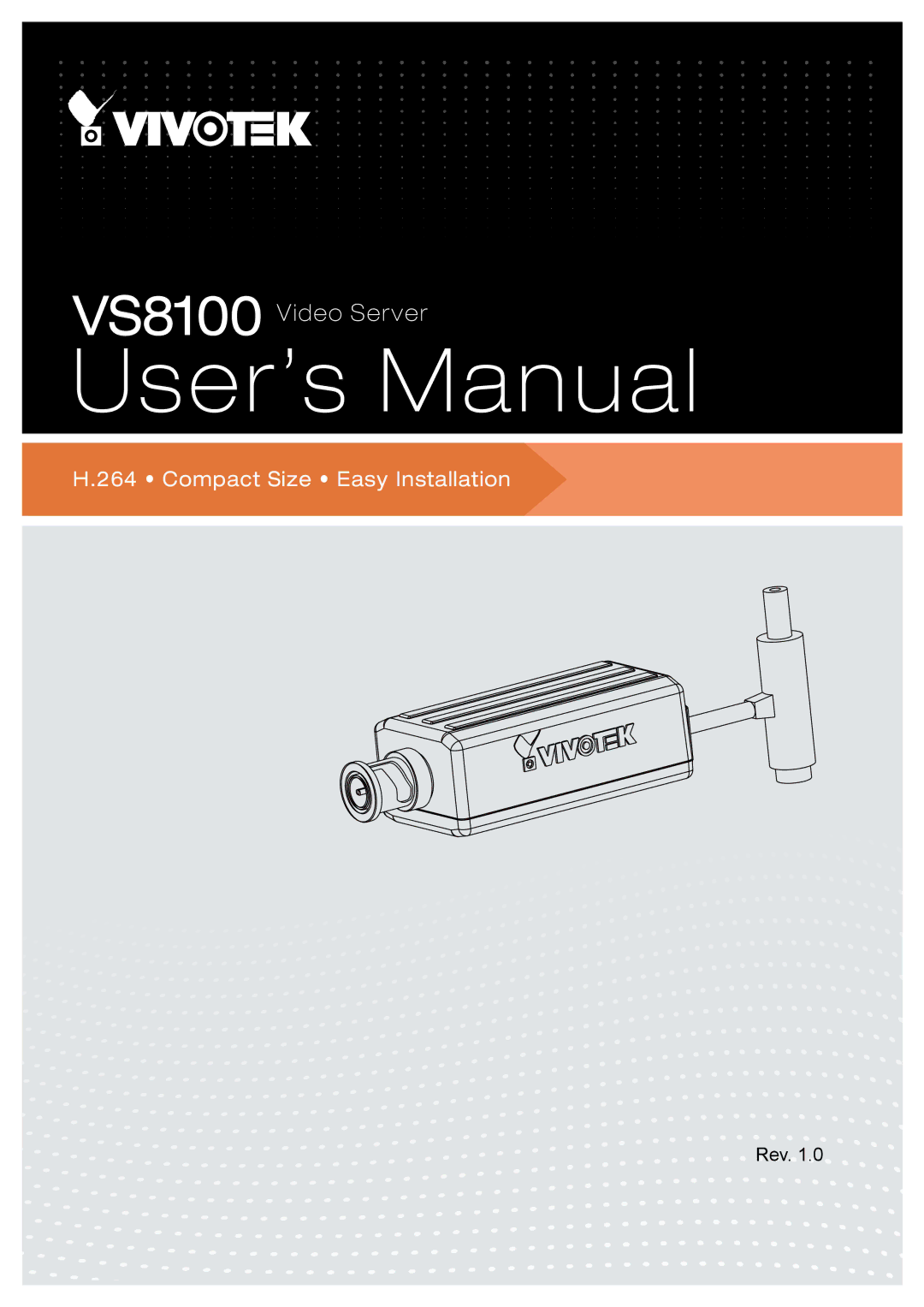 Vivotek VS8100 user manual Rev 