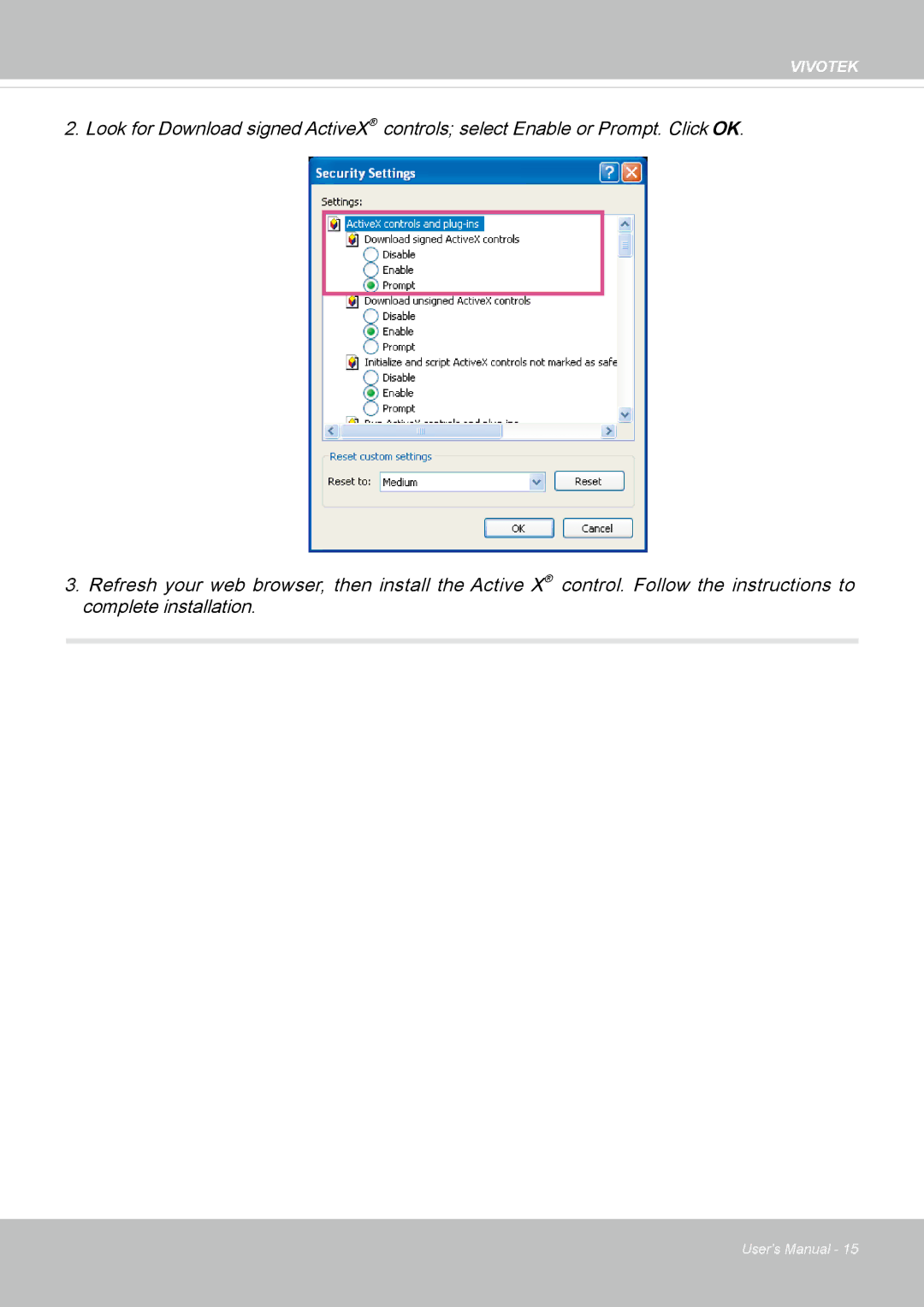 Vivotek VS8100 user manual Vivotek 