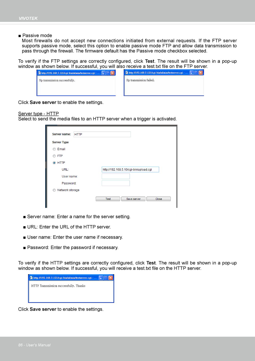 Vivotek VS8100 user manual Vivotek 