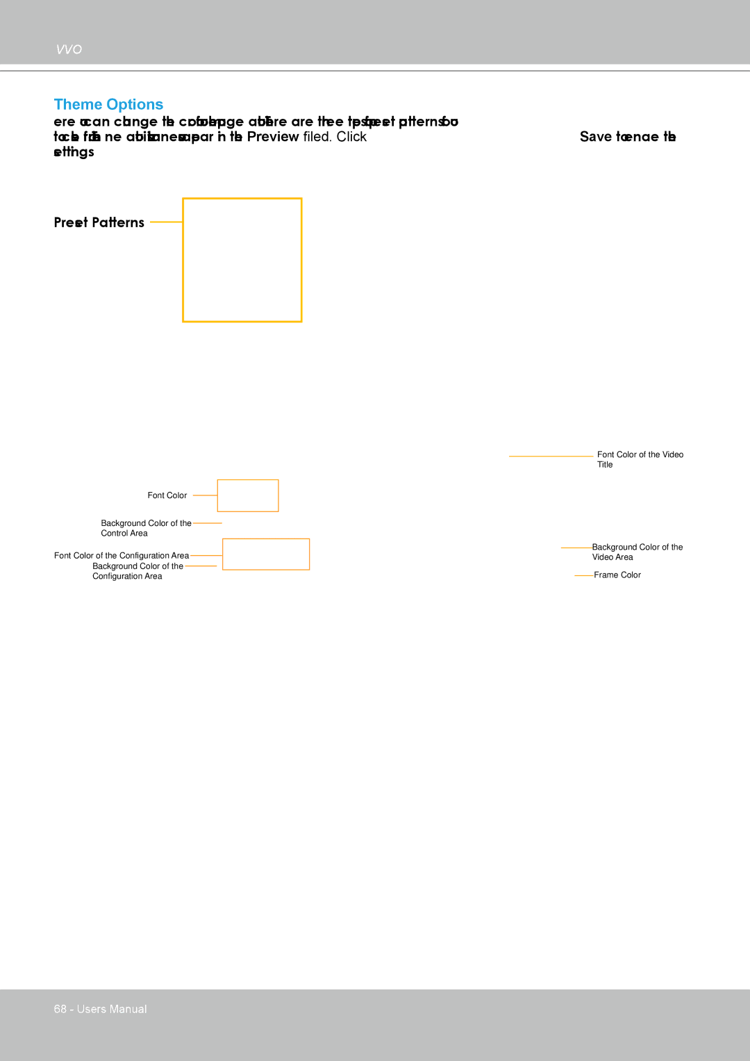 Vivotek VS8102 manual Theme Options 