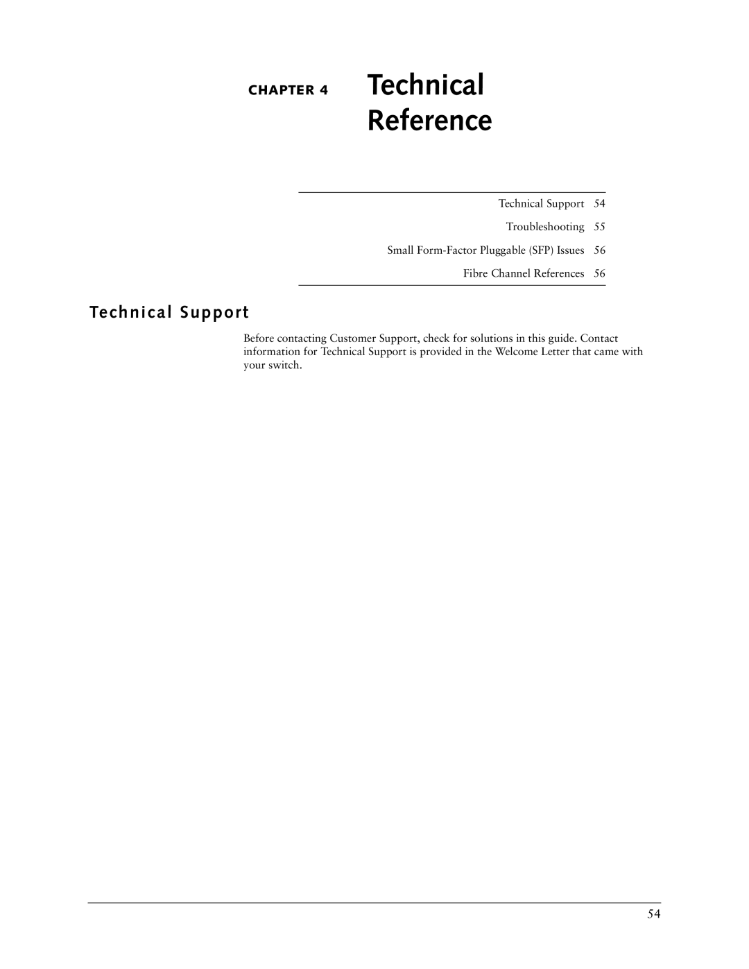 Vixel 335 manual Reference, Technical Support 