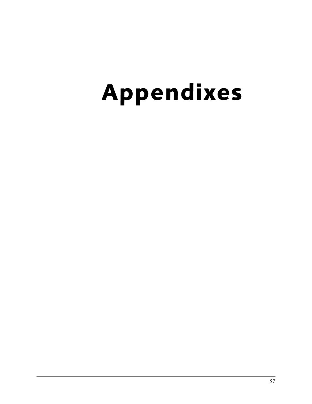 Vixel 335 manual Appendixes 