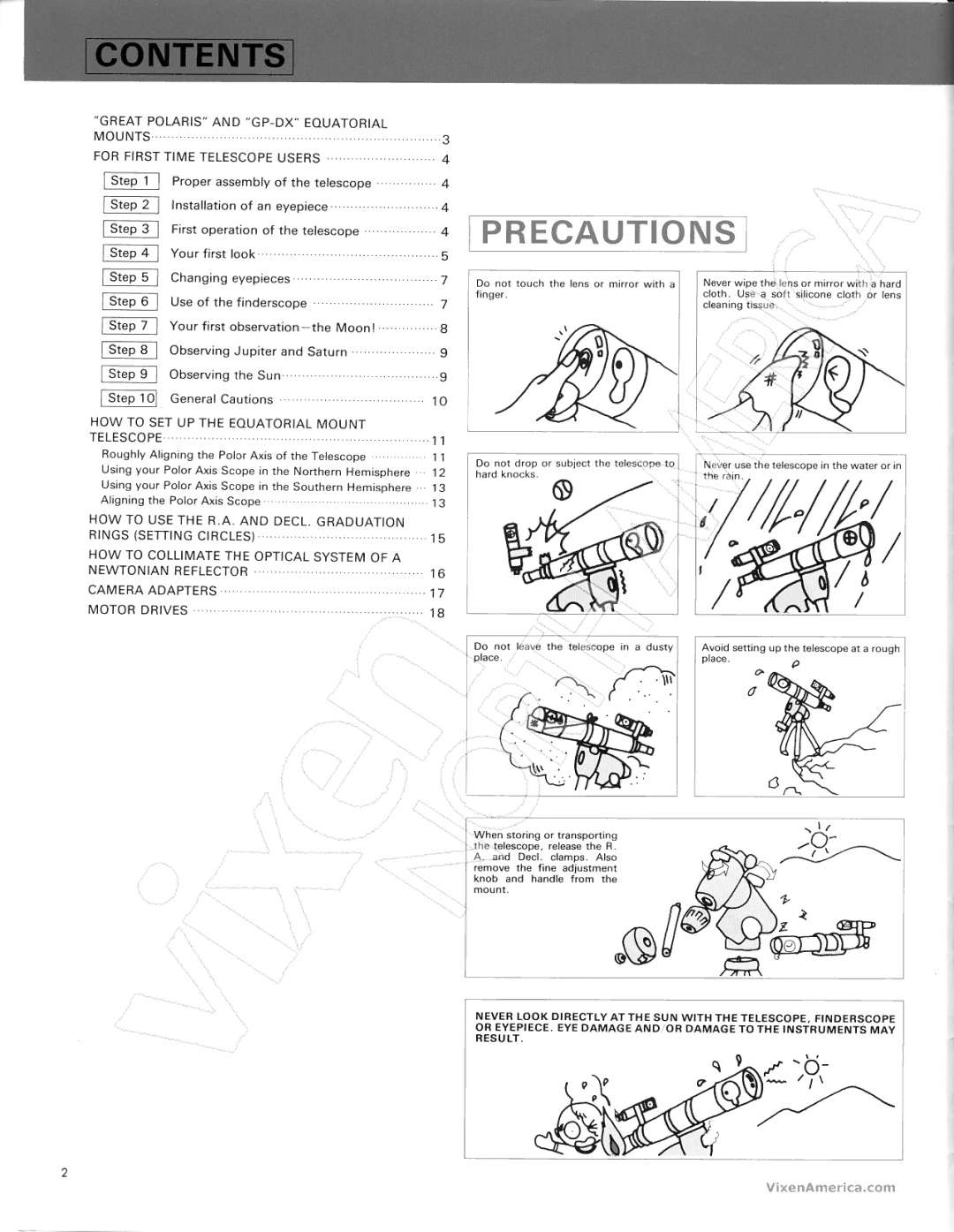 Vixen GP-DX manual 