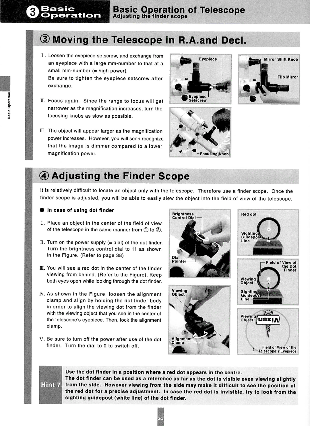 Vixen SX(SPHINX) manual 