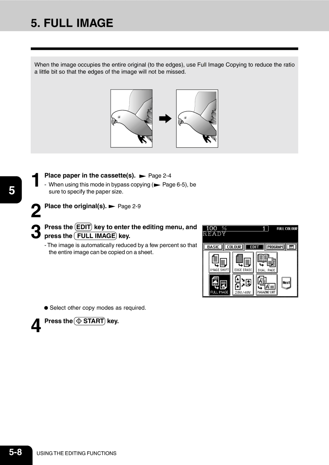 Vizio 210C manual Full Image, Place paper in the cassettes 