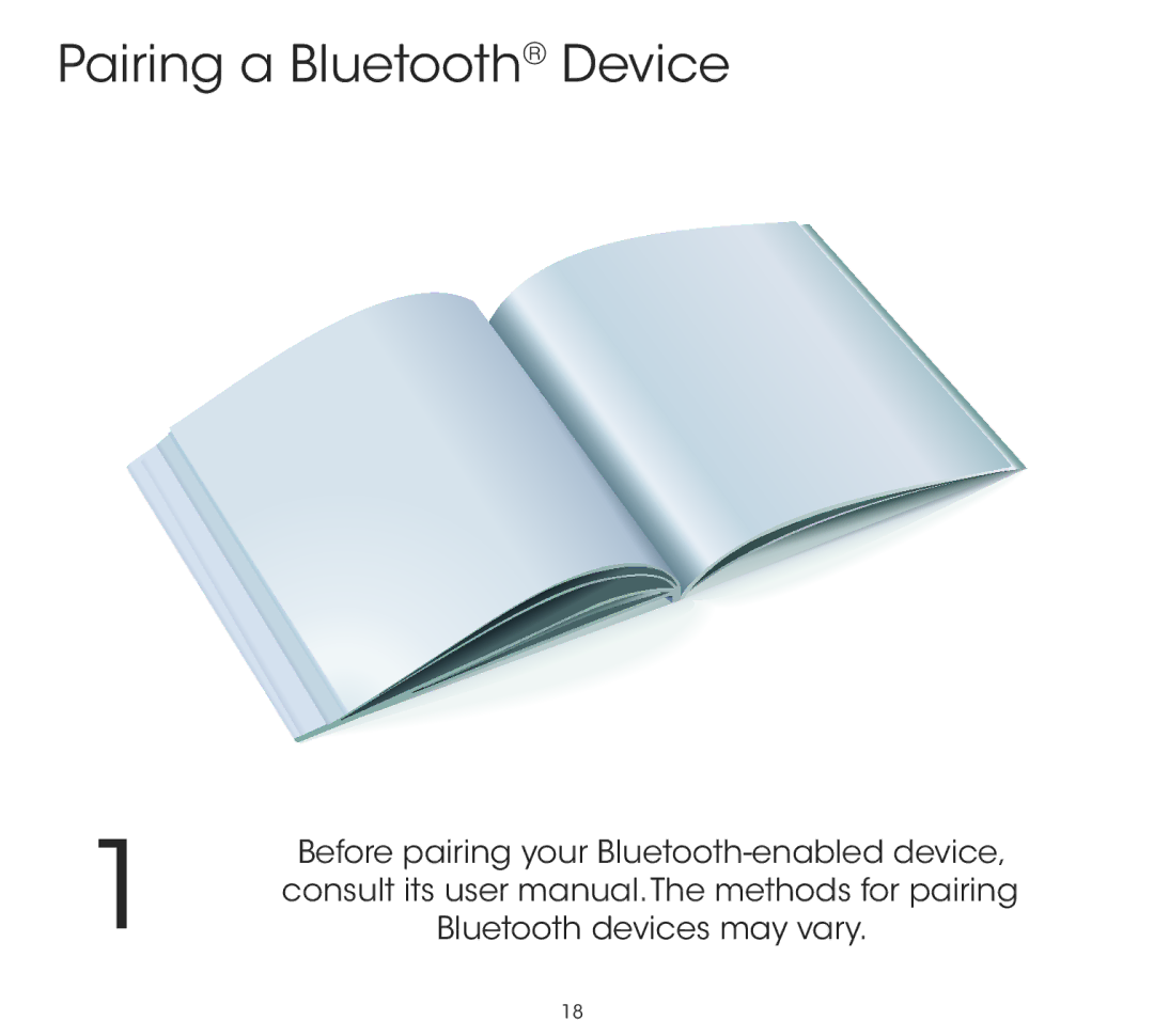 Vizio CT14-A0 quick start Pairing a Bluetooth Device 