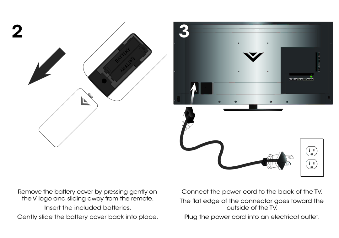 Vizio D500i-B1 quick start 