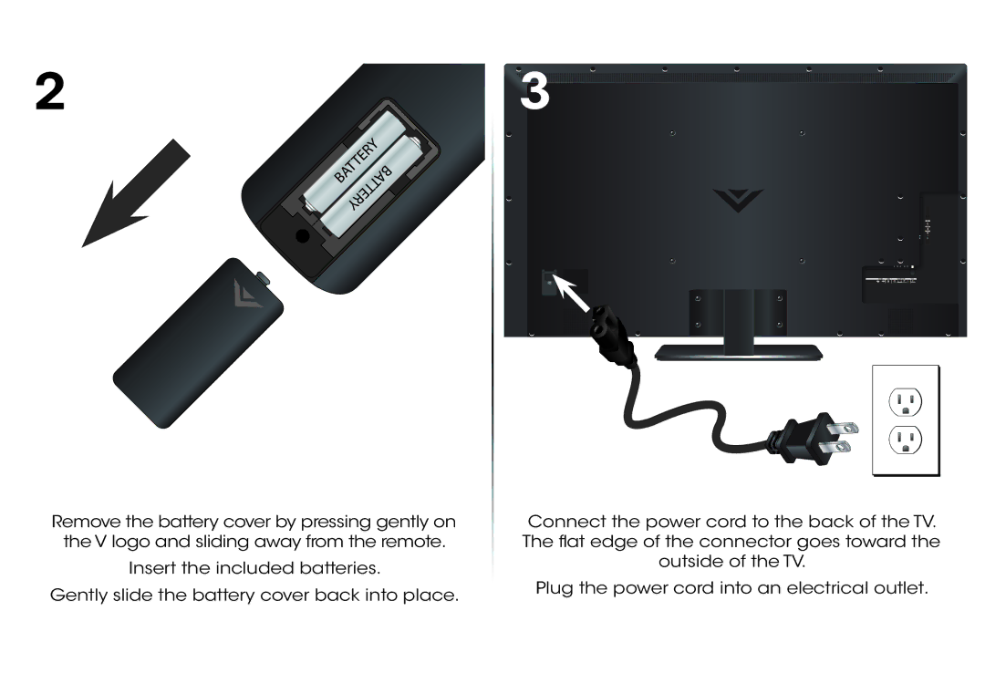 Vizio D650i-B2 quick start 