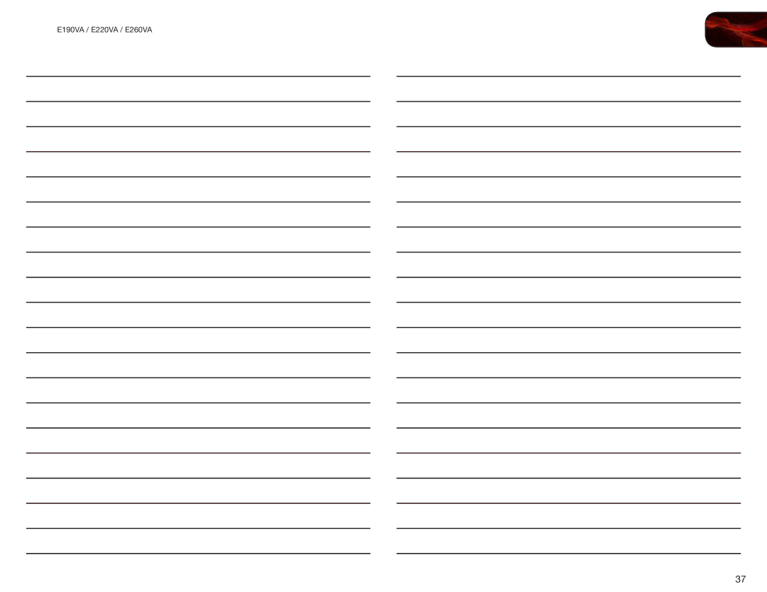 Vizio user manual E190VA / E220VA / E260VA 