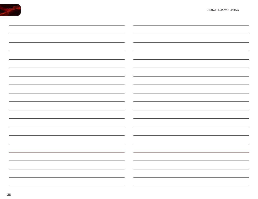 Vizio user manual E190VA / E220VA / E260VA 