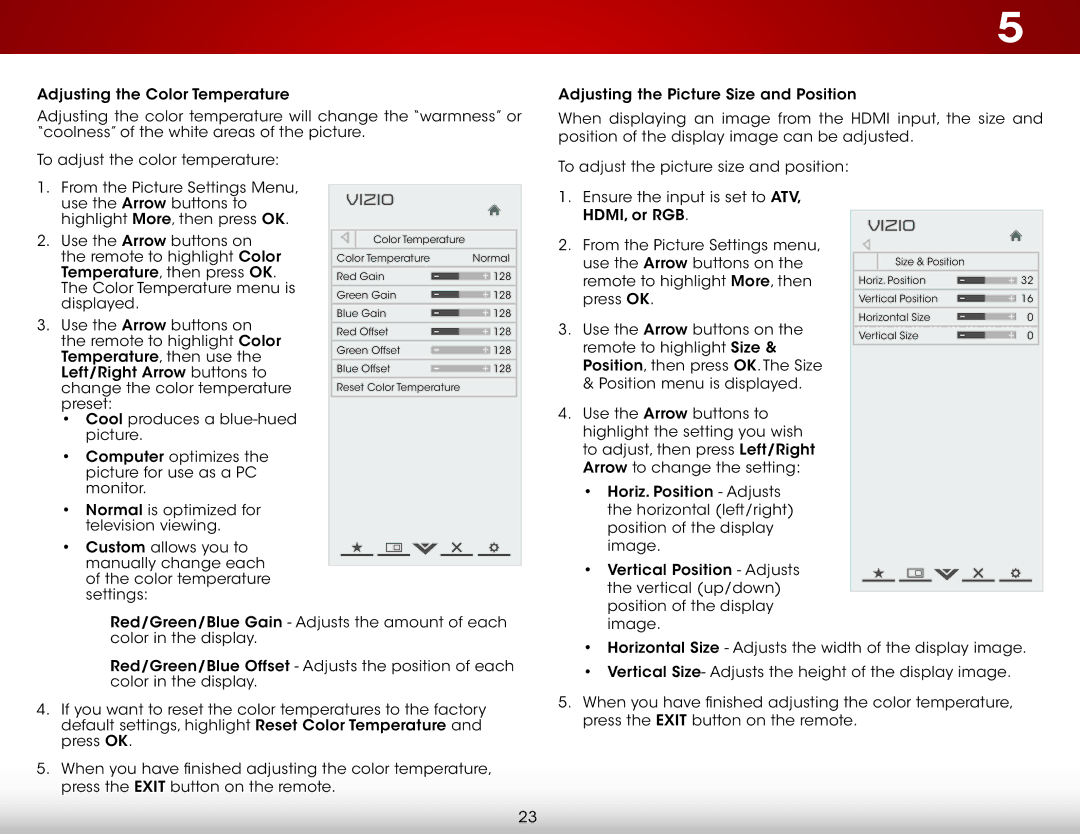 Vizio E221A1, E221-A1 user manual Ensure the input is set to ATV 