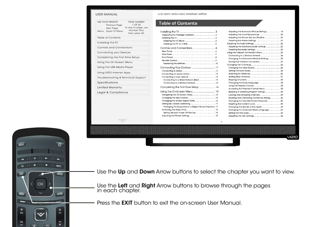 Vizio E241i-B1, E231i-B1 manual LCD Hdtv with Vizio Internet Apps 