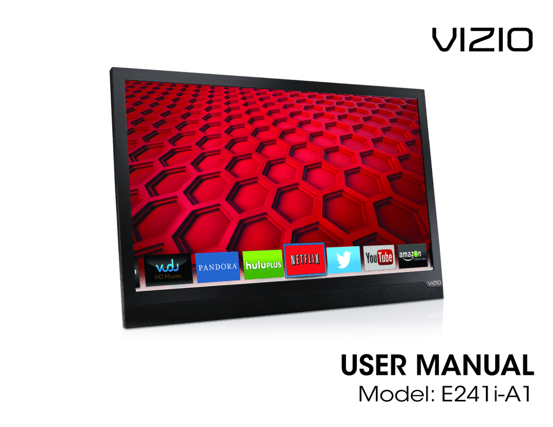 Vizio E241I-A1 user manual Vizio 