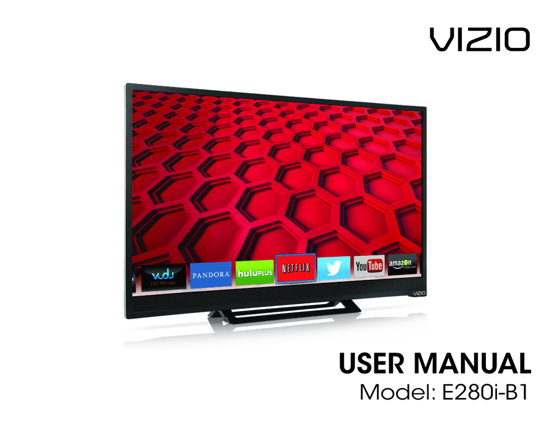 Vizio E280i-B1 user manual Vizio 