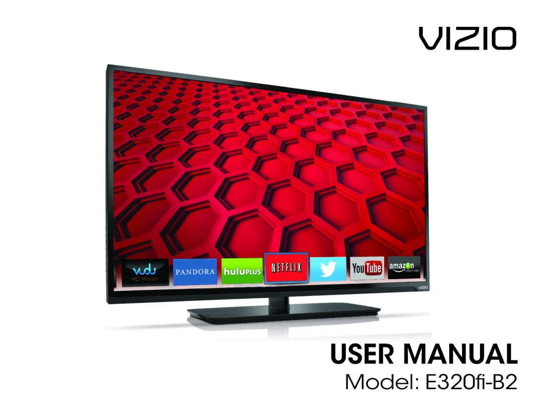 Vizio E320fi-B2 manual Vizio 