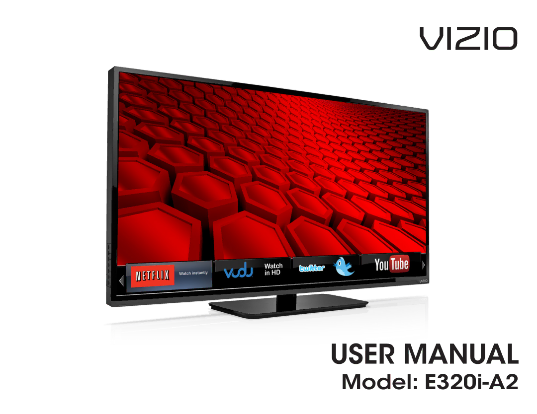 Vizio E320i-A2 user manual Vizio 