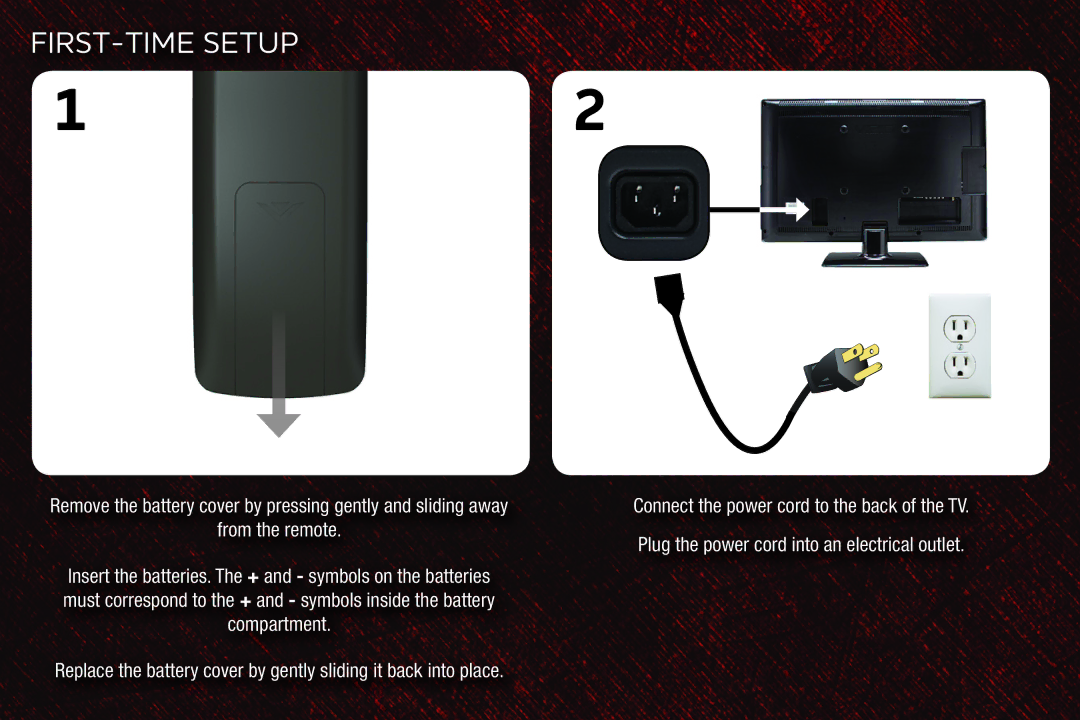 Vizio E321ME quick start FIRST-TIME Setup 