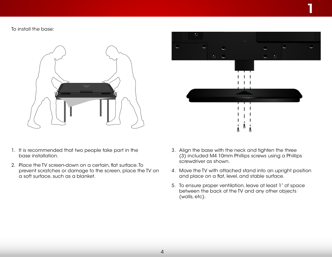 Vizio E390-B0 user manual 