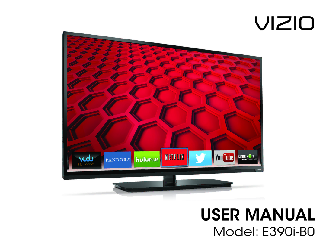 Vizio E390i-B0 user manual Vizio 