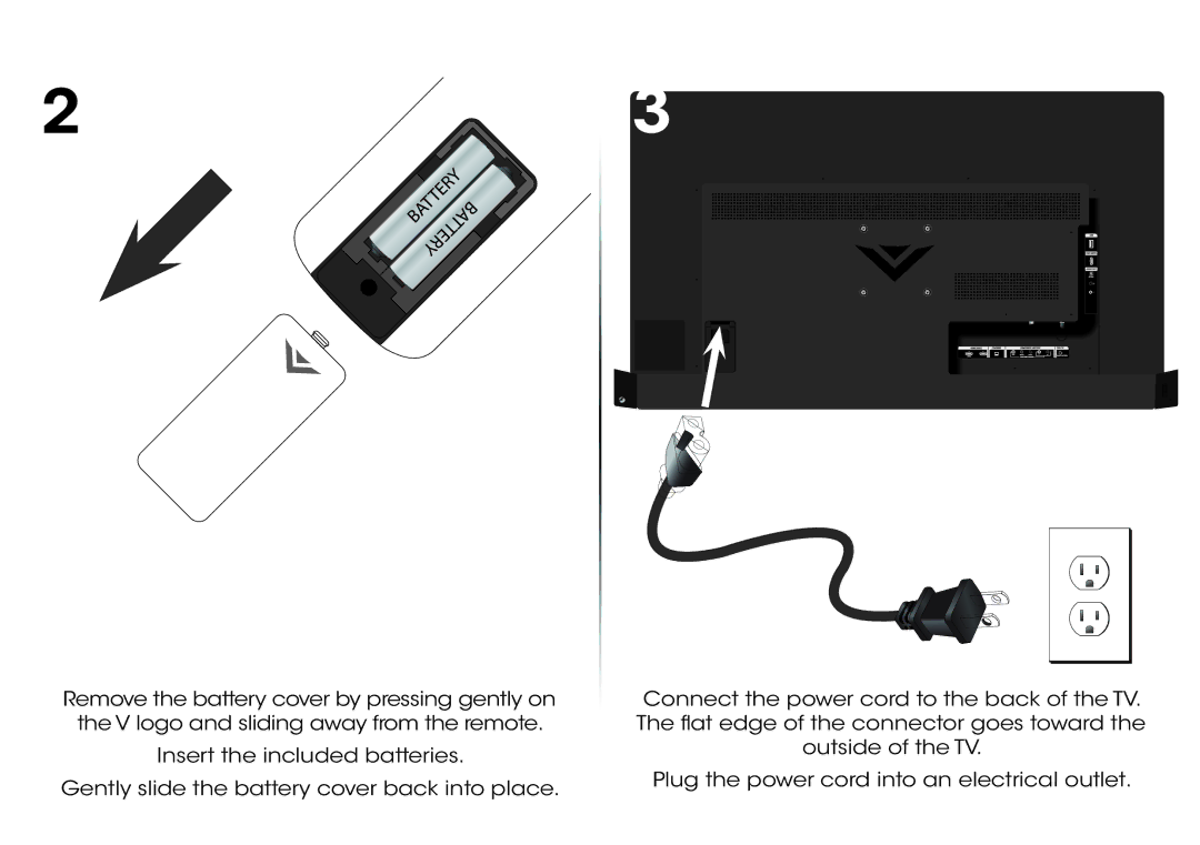 Vizio E400i-B2 quick start 