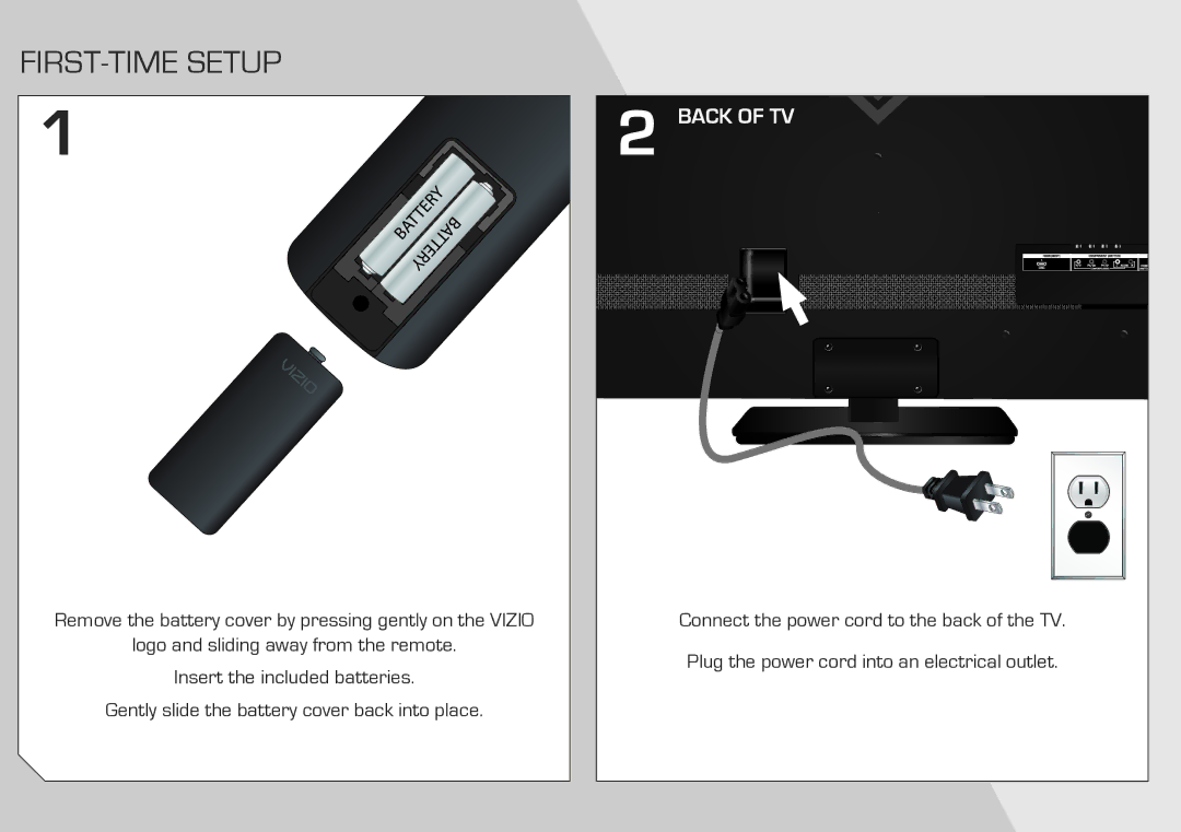 Vizio E420-A0 quick start FIRST-TIME Setup 