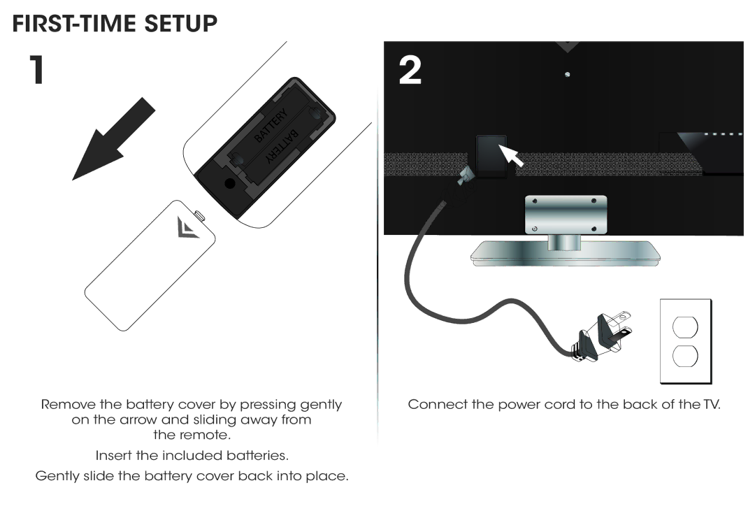 Vizio E420I-A0 quick start FIRST-TIME Setup 