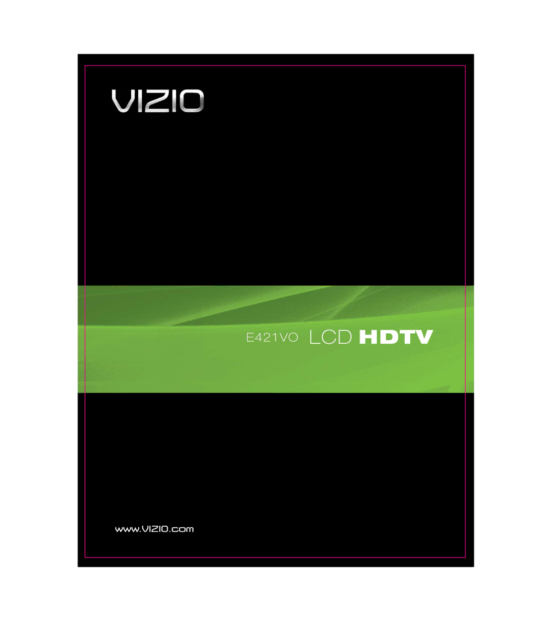 Vizio E421VO manual 