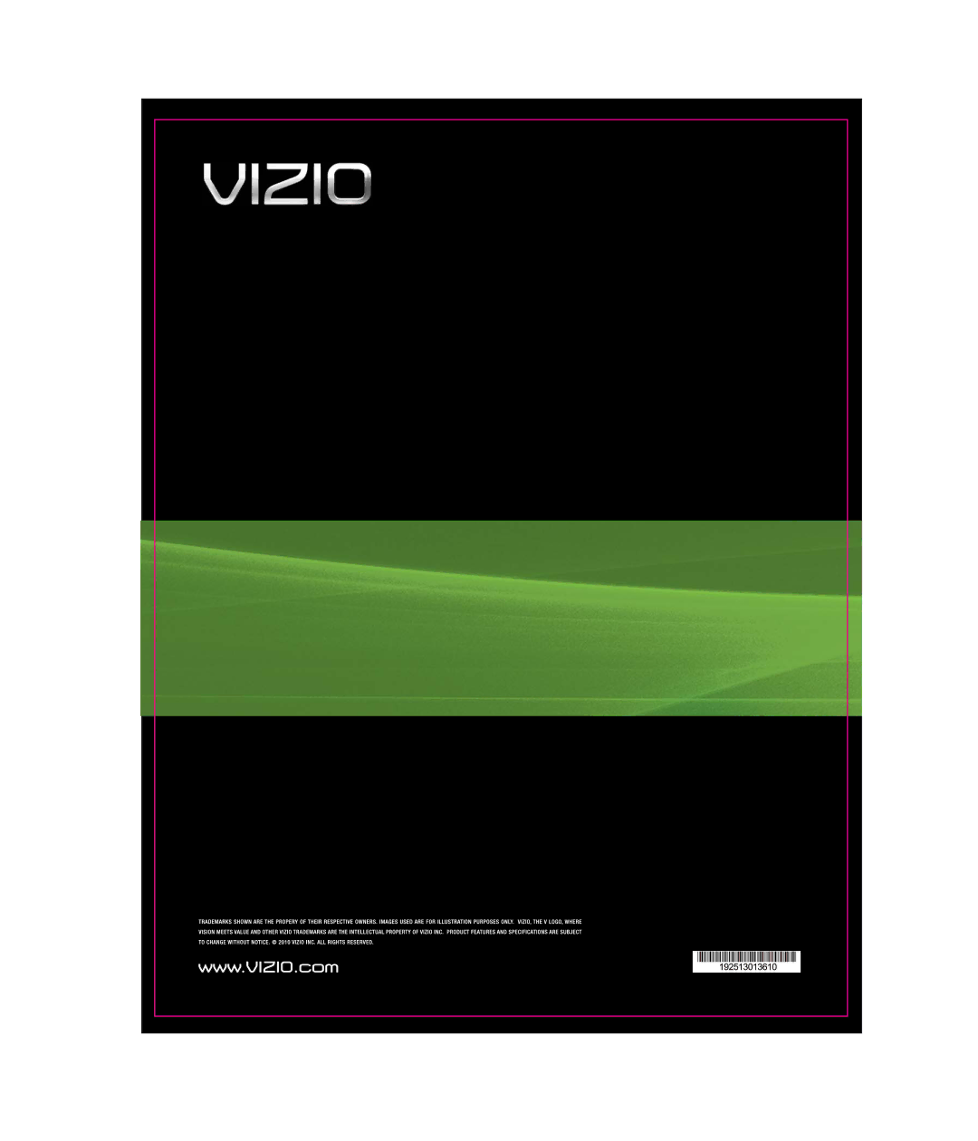 Vizio E421VO manual 