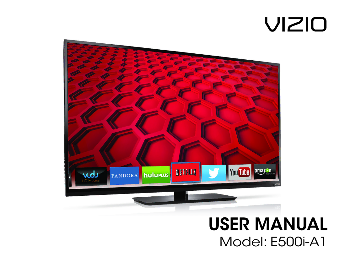 Vizio E500I-A1 user manual Vizio 