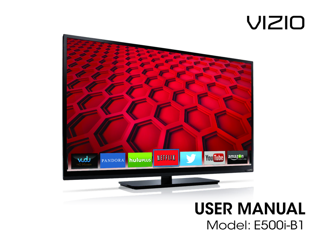 Vizio E500i-B1 user manual Vizio 