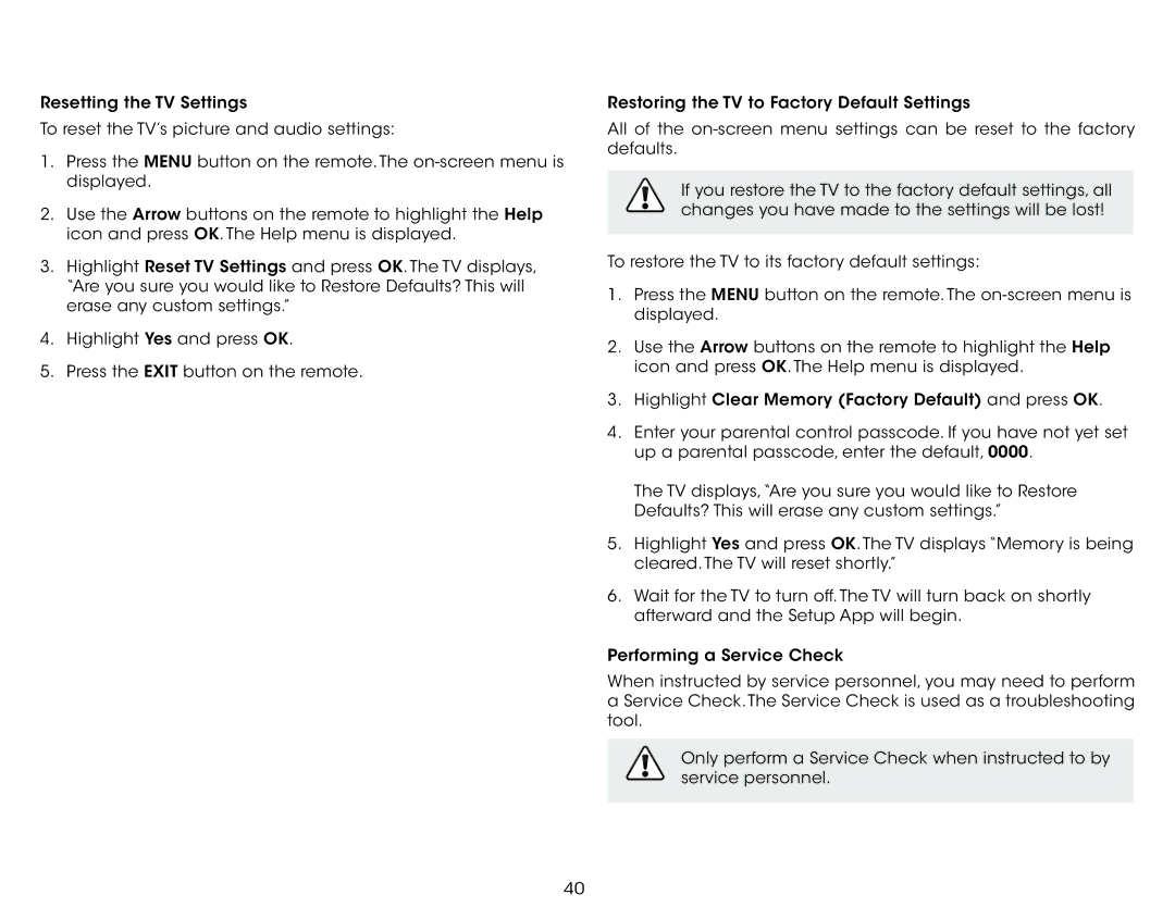 Vizio E500IA1, E500I-A1 user manual 