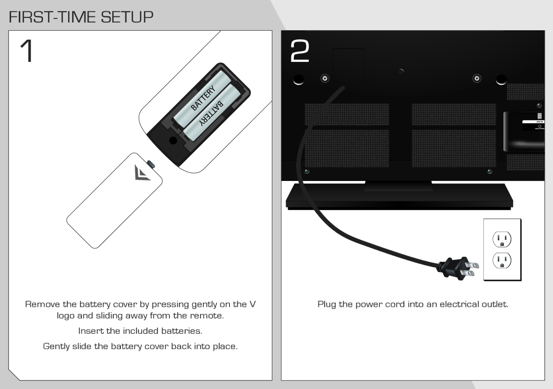 Vizio E502AR quick start FIRST-TIME Setup 