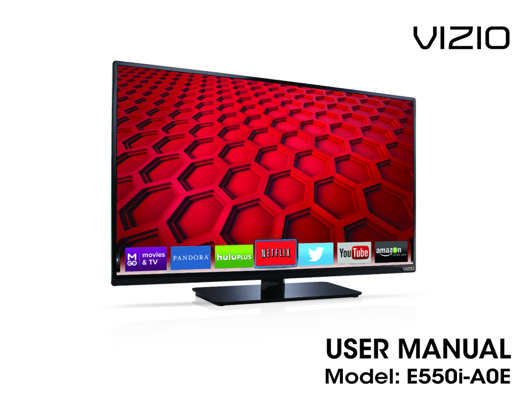 Vizio E550i-A0E user manual Vizio 