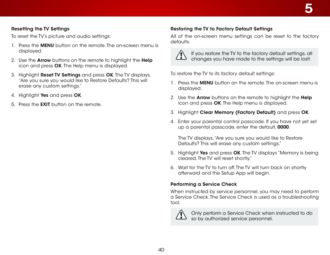 Vizio E550i-A0E user manual 