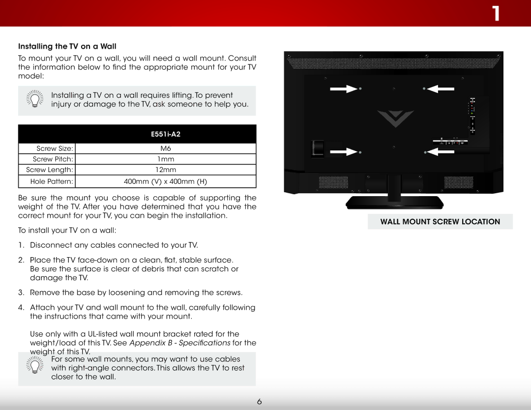 Vizio E551IA2 user manual E551i-A2 