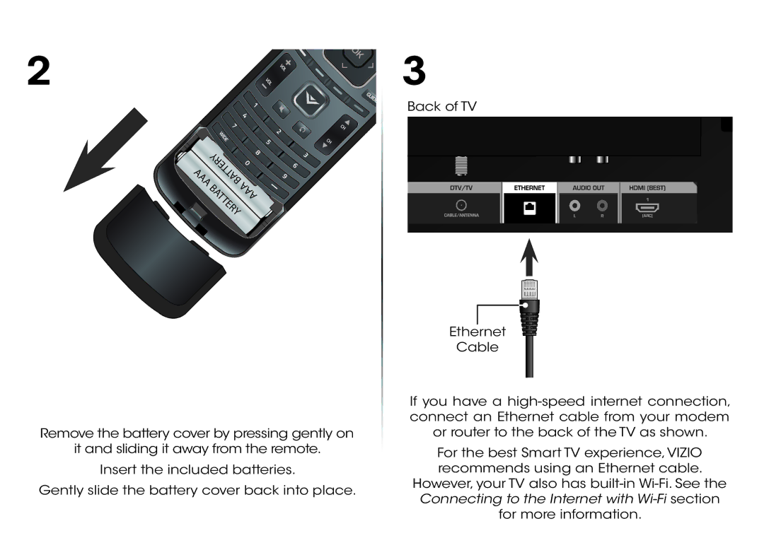 Vizio E650I-A2 manual Batt 