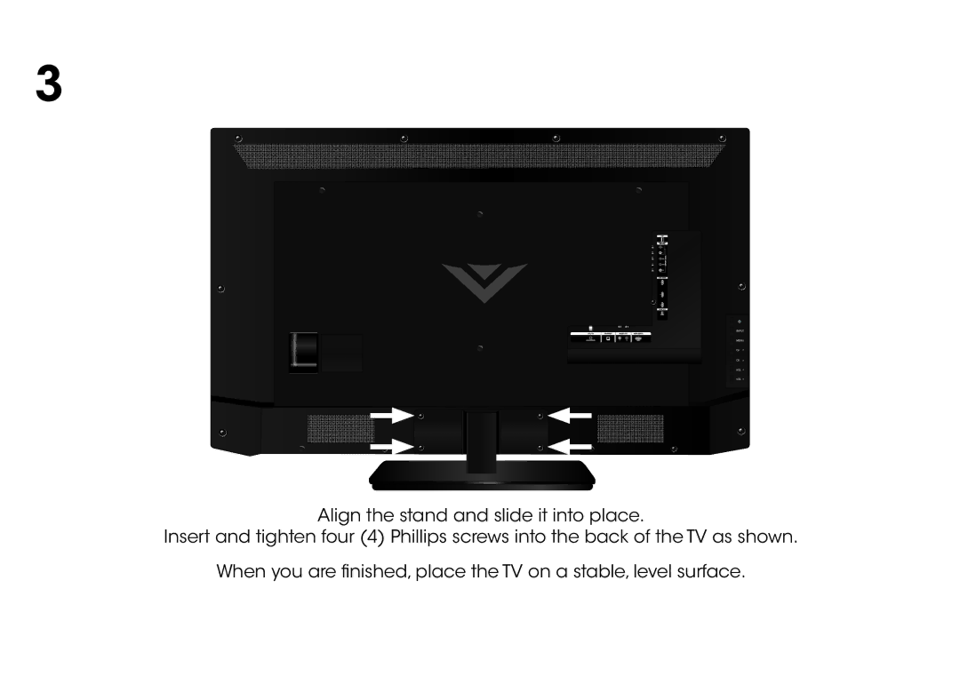 Vizio E650I-A2 manual Input Menu VOL 