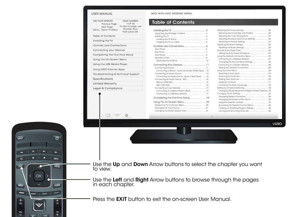 Vizio E650i-B2 manual Hdtv with Vizio Internet Apps 