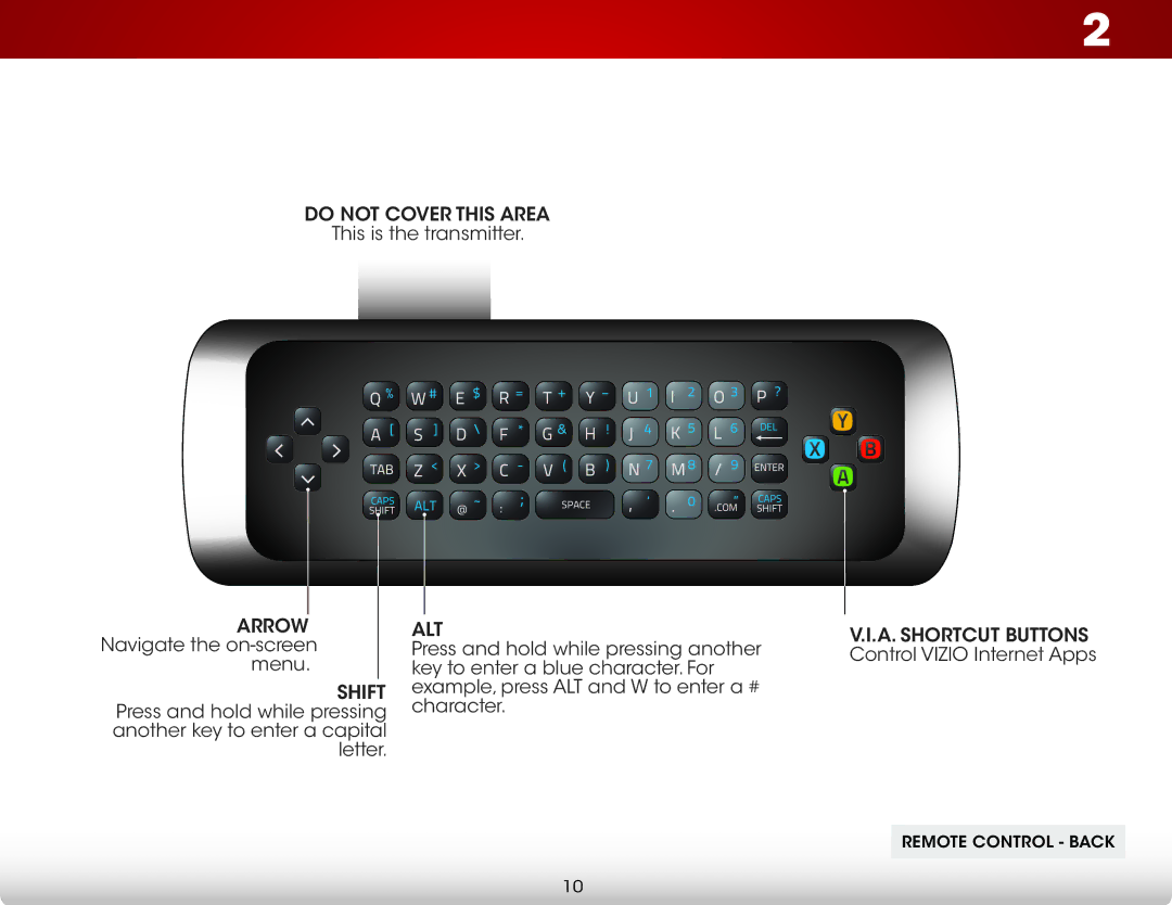 Vizio E701i-A, E601I-A3 user manual Arrow 