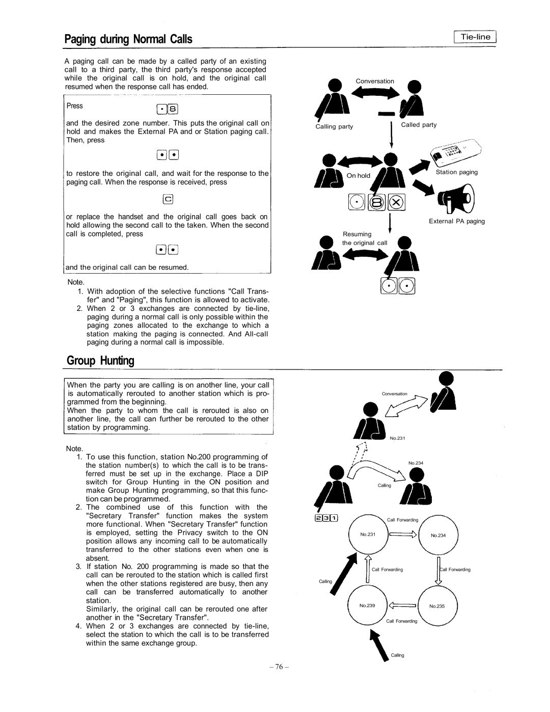 Vizio EXES-6000 CP-64 operating instructions Paging during Normal Calls, Grammed from the beginning 