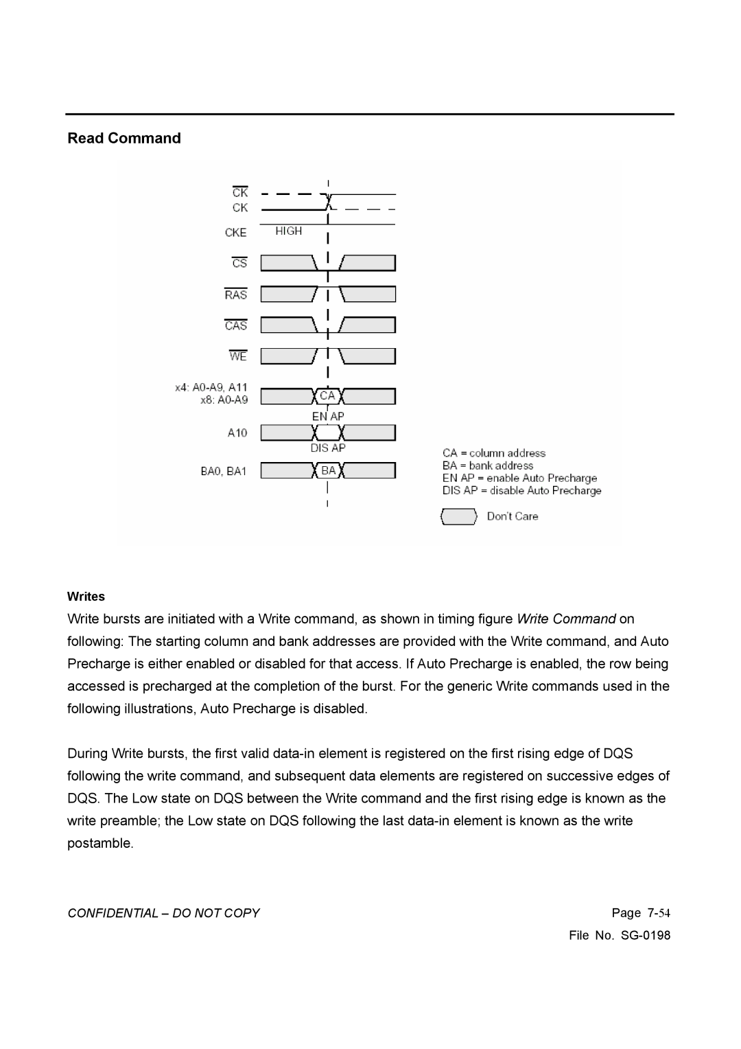 Vizio L42HDTV10A, GV42L HDTV service manual Read Command 