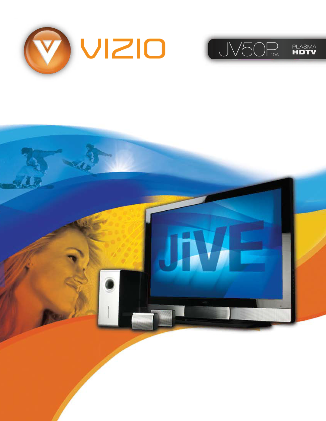 Vizio JV50P10A manual 