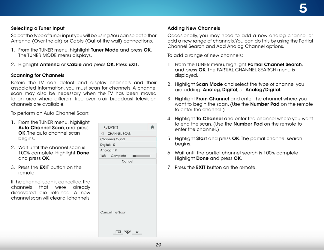 Vizio M471I-A2, M321I-A2, M321IA2, M471IA2 user manual Highlight To Channel and enter the channel where you want 