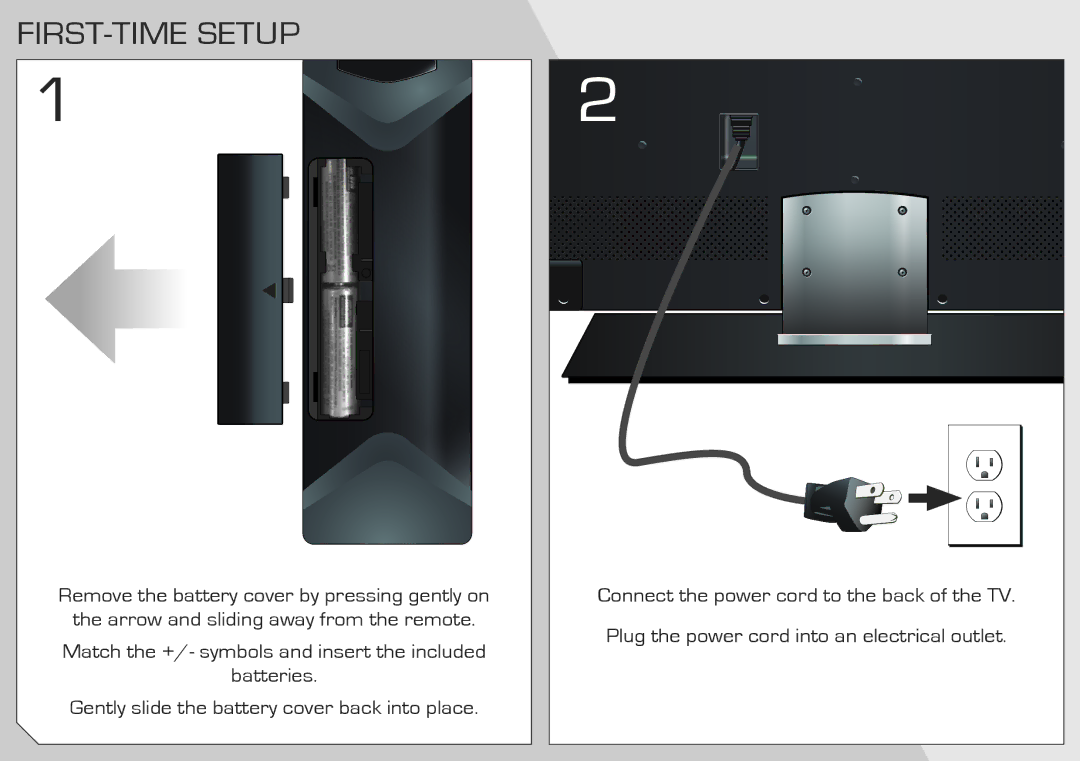 Vizio M3D550KD quick start FIRST-TIME Setup 