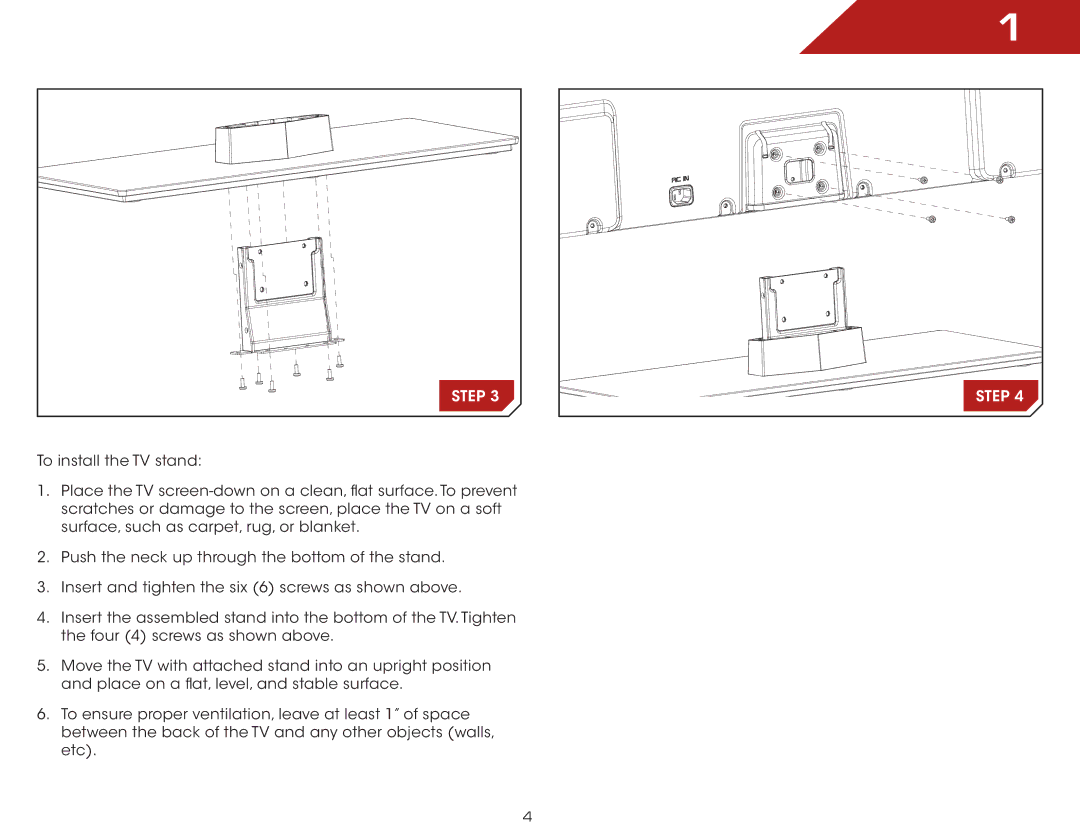 Vizio M3D550SL warranty Step 