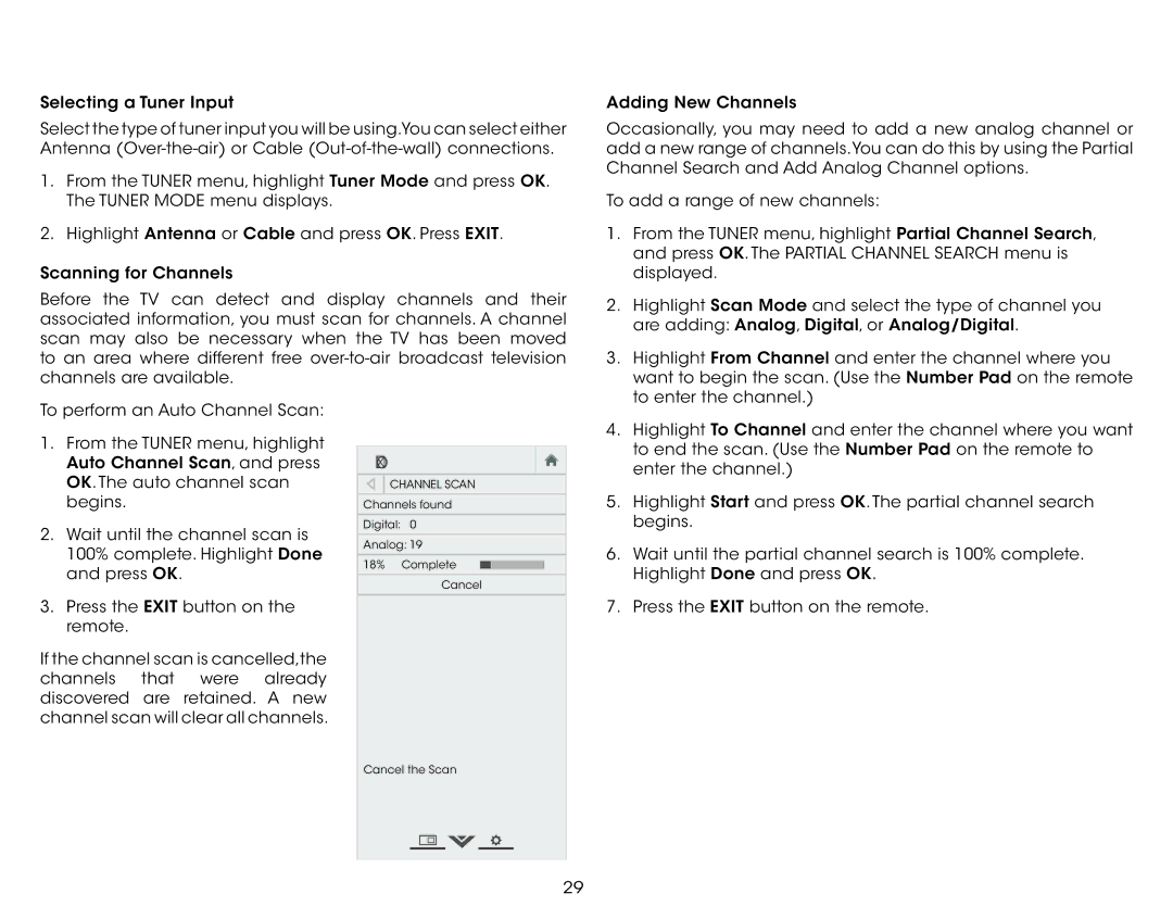 Vizio M401IA3, M401I-A3 user manual Highlight To Channel and enter the channel where you want 