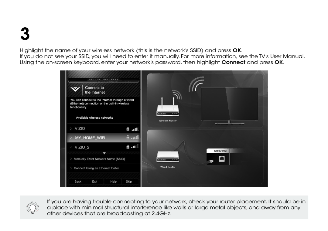 Vizio M651d-A2, M551d-A2, M501d-A2 quick start 